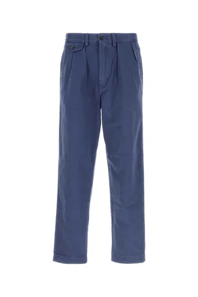 POLO RALPH LAUREN BLUE COTTON PANT