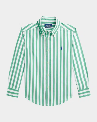 POLO RALPH LAUREN BOY'S STRIPED SPORT SHIRT