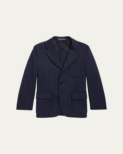 POLO RALPH LAUREN BOY'S TAILORED INTERLOCK SPORT COAT