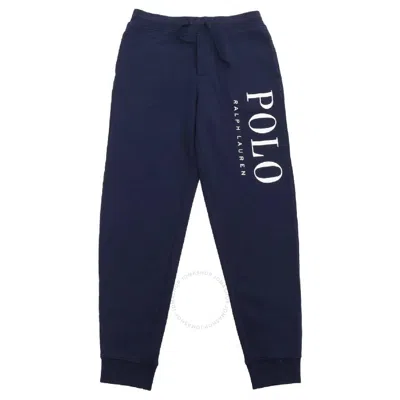 POLO RALPH LAUREN POLO RALPH LAUREN BOYS DRAWSTRING LOGO-PRINTED SWEATPANTS