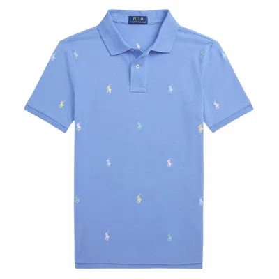 POLO RALPH LAUREN POLO RALPH LAUREN BOYS EMBROIDERED PONY CLASSIC COLLAR POLO SHIRT