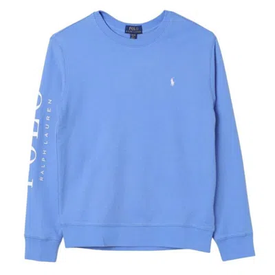 POLO RALPH LAUREN POLO RALPH LAUREN BOYS LOGO-PRINTED LONG SLEEVE SWEATSHIRT