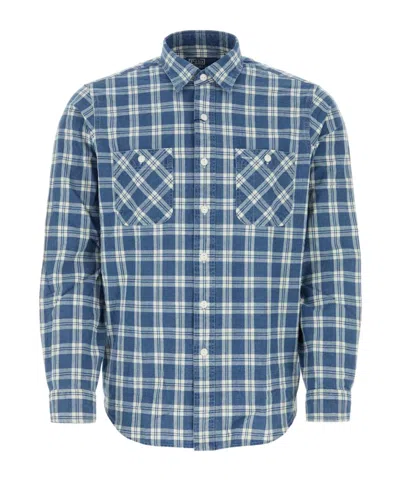 POLO RALPH LAUREN CHECK-PATTERN COTTON SHIRT