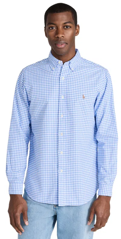 POLO RALPH LAUREN CLASSIC FIT OXFORD SHIRT LIGHT BLUE/WHITE
