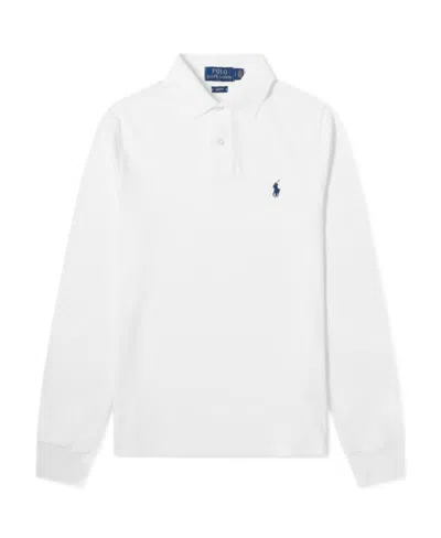POLO RALPH LAUREN POLO RALPH LAUREN PONY EMBROIDERED LONG-SLEEVED POLO SHIRT
