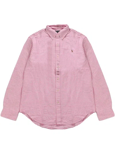 POLO RALPH LAUREN COTTON CHECK-PRINT SHIRT