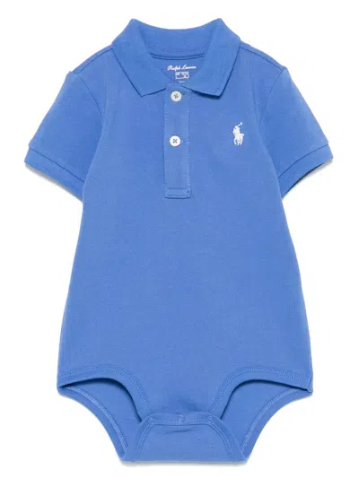 POLO RALPH LAUREN COTTON POLO BODYSUIT