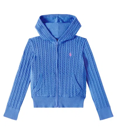 POLO RALPH LAUREN COTTON ZIP-UP SWEATER