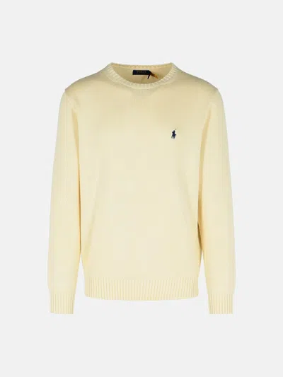 POLO RALPH LAUREN CREAM COTTON SWEATER