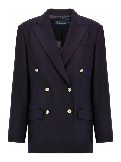 POLO RALPH LAUREN DOUBLE-BREASTED WOOL BLAZER