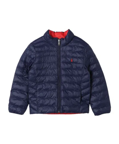POLO RALPH LAUREN POLO RALPH LAUREN KIDS POLO PONY REVERSIBLE ZIPPED JACKET