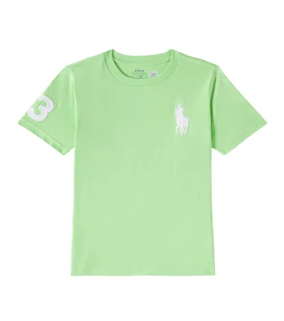 POLO RALPH LAUREN EMBROIDERED COTTON JERSEY T-SHIRT