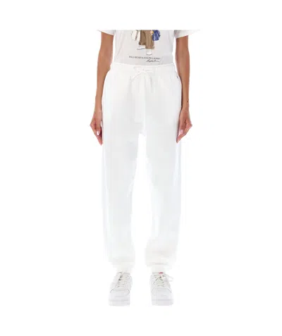 POLO RALPH LAUREN POLO RALPH LAUREN LOGO EMBROIDERED DRAWSTRING TRACK PANTS