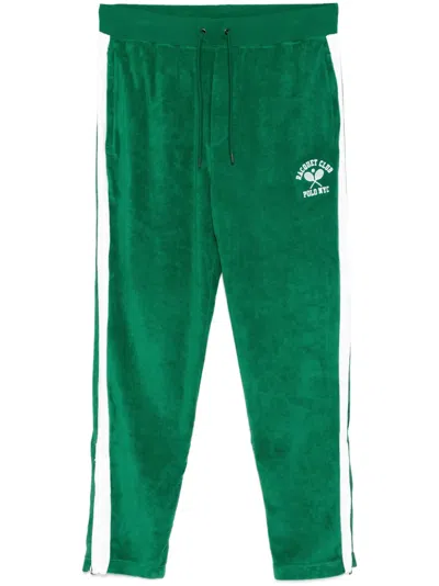 POLO RALPH LAUREN EMBROIDERED TRACK PANTS