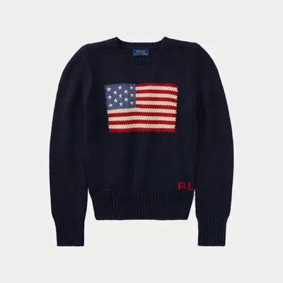 POLO RALPH LAUREN RALPH LAUREN THE ICONIC FLAG SWEATER