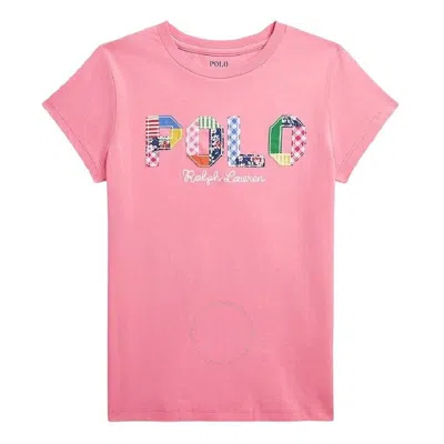 POLO RALPH LAUREN POLO RALPH LAUREN GIRLS LOGO CREW NECK COTTON T-SHIRT