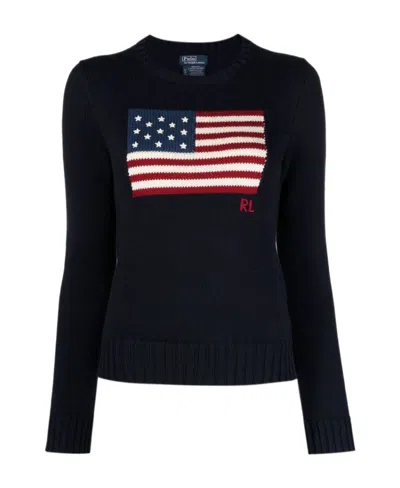 POLO RALPH LAUREN POLO RALPH LAUREN GRAPHIC INTARSIA KNITTED JUMPER