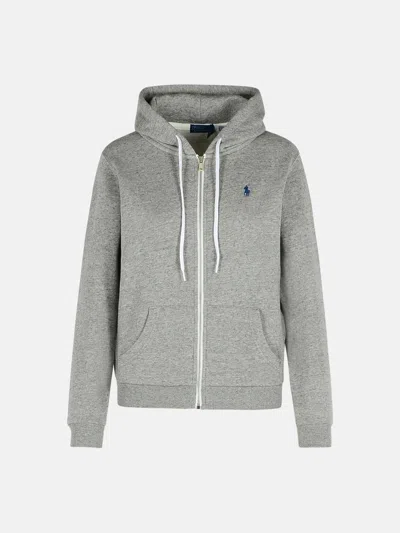 POLO RALPH LAUREN GRAY COTTON SWEATSHIRT