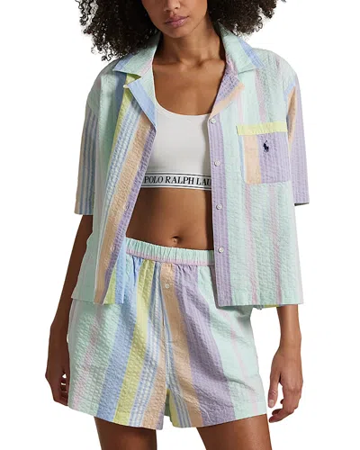 POLO RALPH LAUREN HAMPTON SEERSUCKER PAJAMA SET