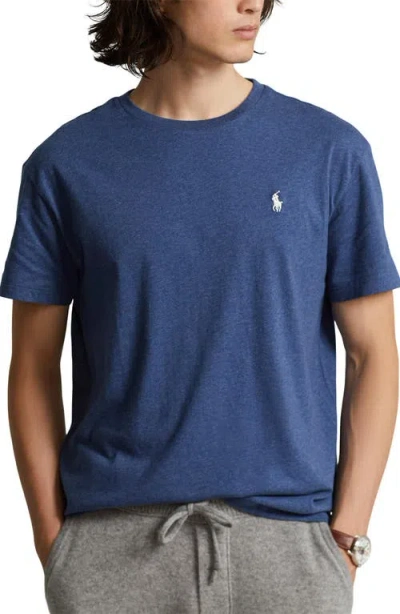 POLO RALPH LAUREN POLO RALPH LAUREN HEATHERED COTTON CREWNECK T-SHIRT