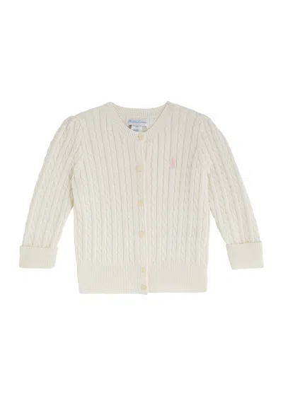 POLO RALPH LAUREN POLO RALPH LAUREN KIDS CABLE-KNIT COTTON CARDIGAN