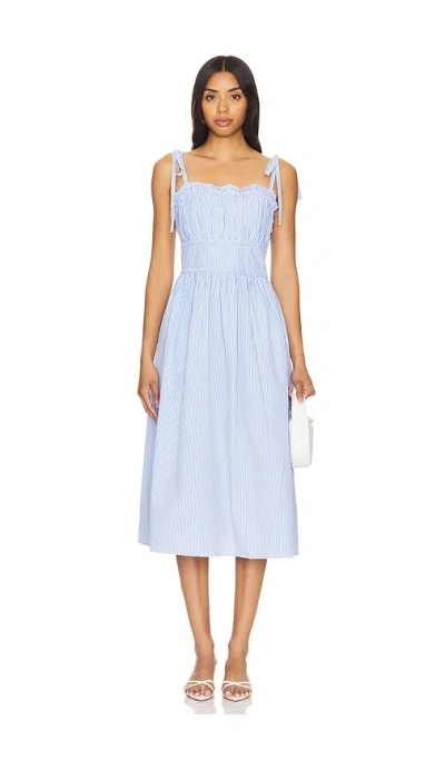 POLO RALPH LAUREN KLIE MIDI DRESS
