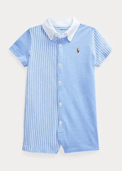 POLO RALPH LAUREN RALPH LAUREN KNIT COTTON OXFORD FUN SHORTALL