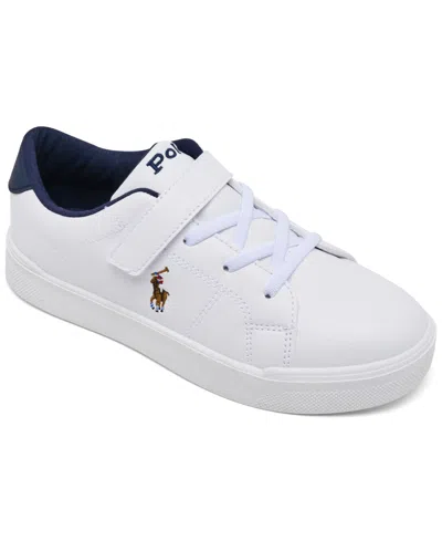 POLO RALPH LAUREN LITTLE KIDS SUTTON STAY-PUT FASTENING STRAP CASUAL SNEAKERS FROM FINISH LINE
