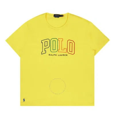 POLO RALPH LAUREN POLO RALPH LAUREN LOGO COTTON JERSEY T-SHIRT