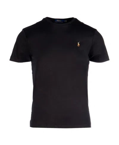 POLO RALPH LAUREN POLO RALPH LAUREN LOGO EMBROIDERED CREWNECK T-SHIRT