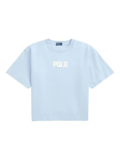POLO RALPH LAUREN LOGO-LETTERING T-SHIRT