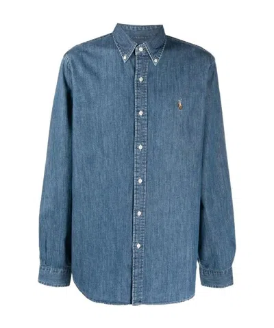 POLO RALPH LAUREN POLO RALPH LAUREN BUTTON-DOWN DENIM SHIRT