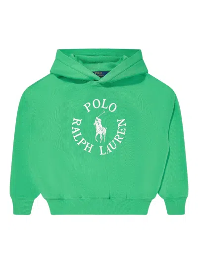 POLO RALPH LAUREN LOGO-PRINT HOODIE