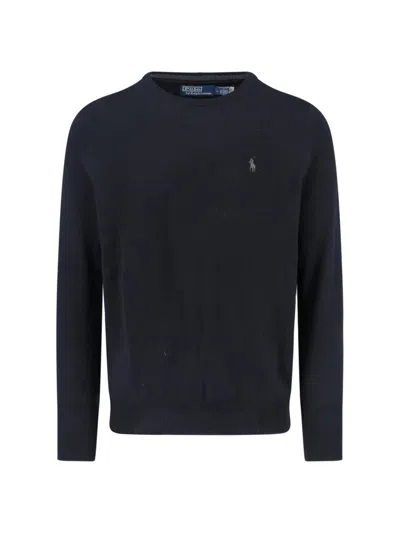 POLO RALPH LAUREN LOGO WOOL SWEATER