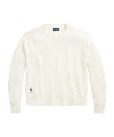POLO RALPH LAUREN POLO RALPH LAUREN LOGO CREW NECK KNITTED SWEATER
