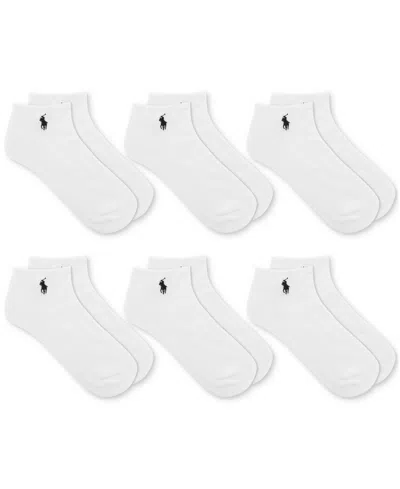 POLO RALPH LAUREN MEN'S 6-PACK PERFORMANCE SPORT LOW CUT SOCKS