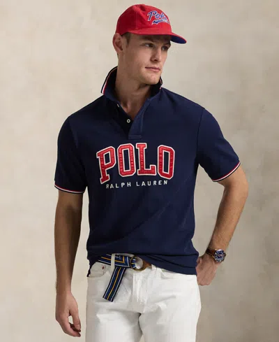 POLO RALPH LAUREN MEN'S CLASSIC-FIT LOGO MESH POLO SHIRT