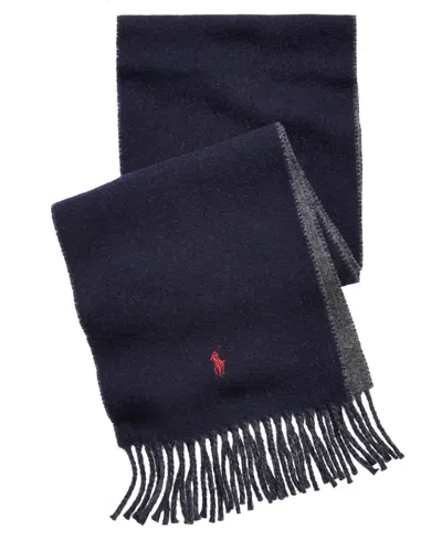 POLO RALPH LAUREN MEN'S CLASSIC REVERSIBLE SCARF