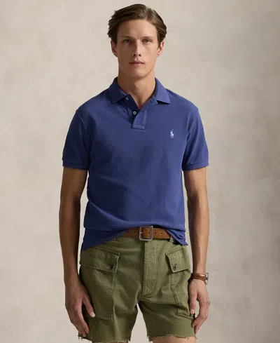 POLO RALPH LAUREN MEN'S CUSTOM SLIM FIT MESH POLO