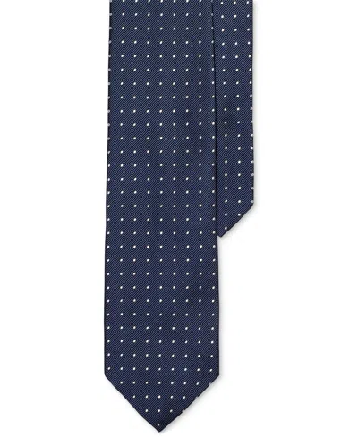 POLO RALPH LAUREN MEN'S POLKA-DOT SILK REPP TIE