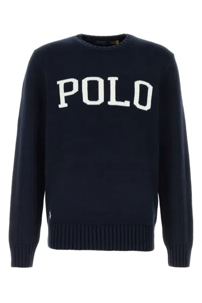 POLO RALPH LAUREN MIDNIGHT BLUE COTTON SWEATER