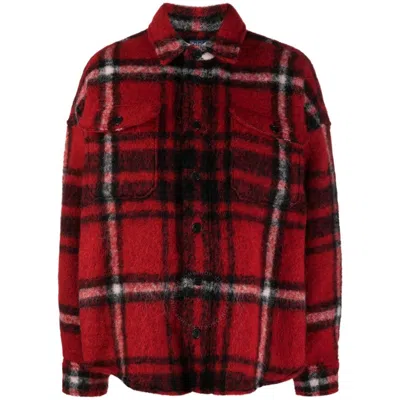 POLO RALPH LAUREN POLO RALPH LAUREN PLAID-CHECK PATTERN BRUSHED SHIRT