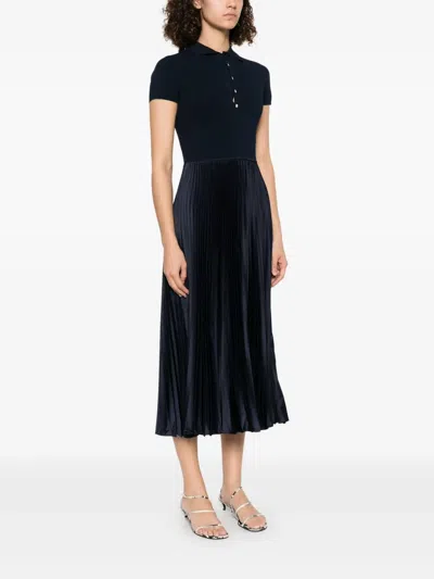 POLO RALPH LAUREN PLEATED POLO DRESS