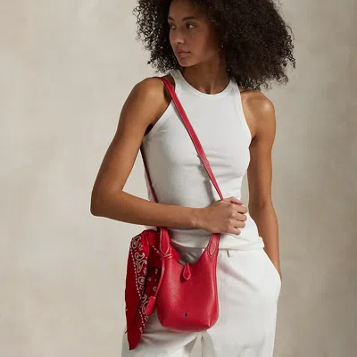 POLO RALPH LAUREN RALPH LAUREN POLO PLAY LEATHER SMALL TOTE & CROSSBODY