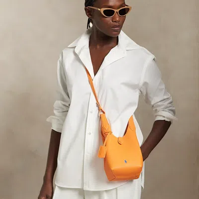 POLO RALPH LAUREN RALPH LAUREN POLO PLAY LEATHER SMALL TOTE & CROSSBODY