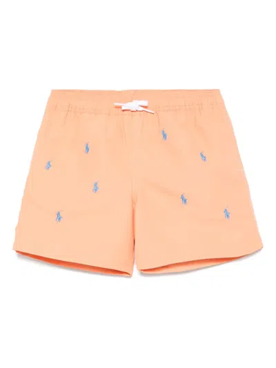 POLO RALPH LAUREN POLO PONY-EMBROIDERED SWIM SHORTS