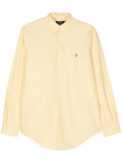 POLO RALPH LAUREN POLO PONY-MOTIF COTTON SHIRT