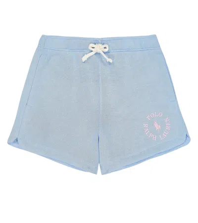 POLO RALPH LAUREN PONY COTTON-BLEND SHORTS