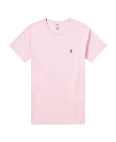 POLO RALPH LAUREN POLO RALPH LAUREN LOGO EMBROIDERED CREWNECK T-SHIRT