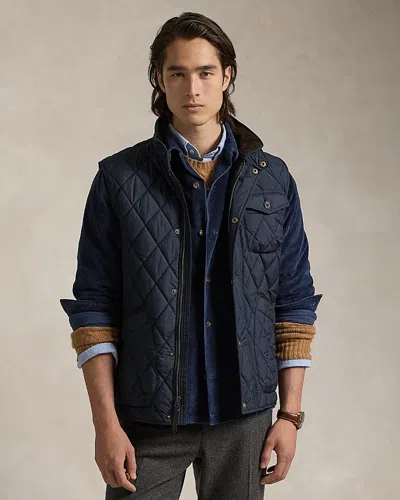 POLO RALPH LAUREN QUILTED FULL ZIP UTILITY VEST